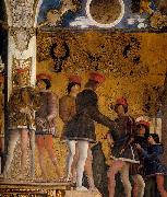 Andrea Mantegna The Court of Gonzaga oil on canvas